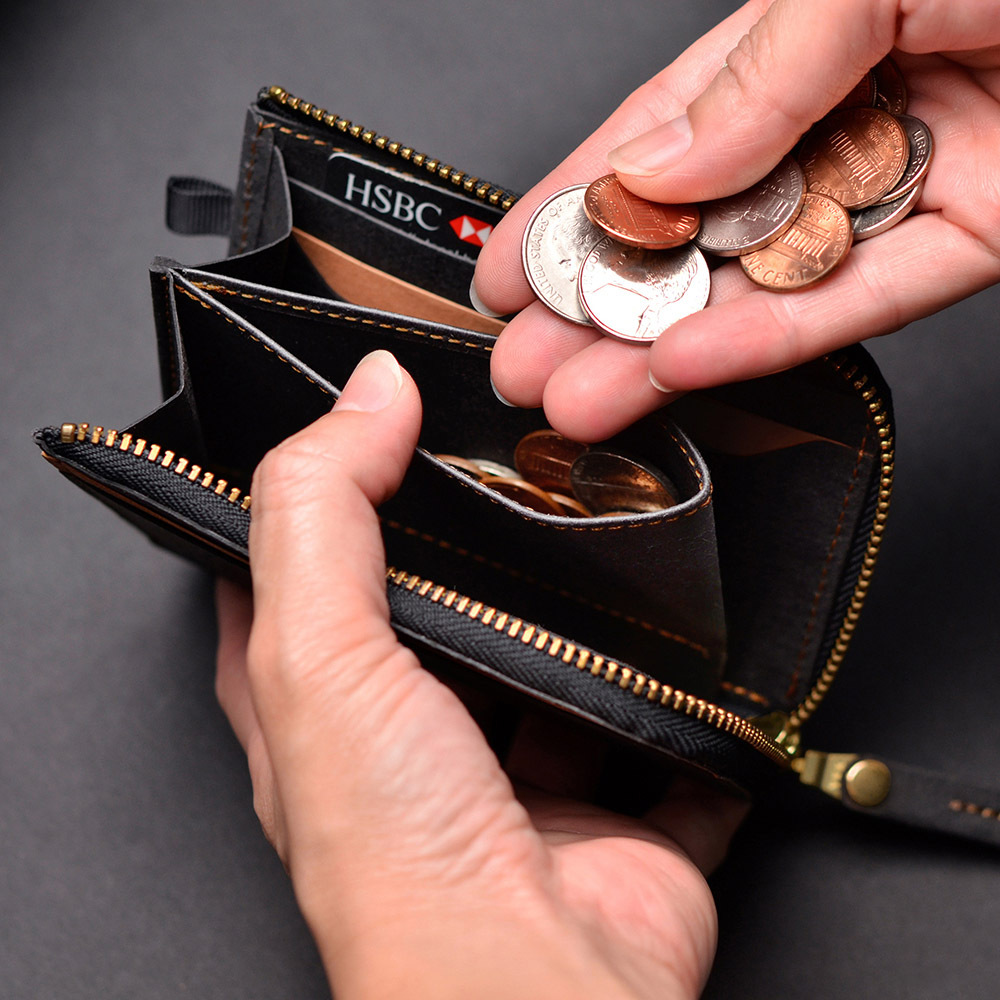 大容量零錢包，零錢妥善收納