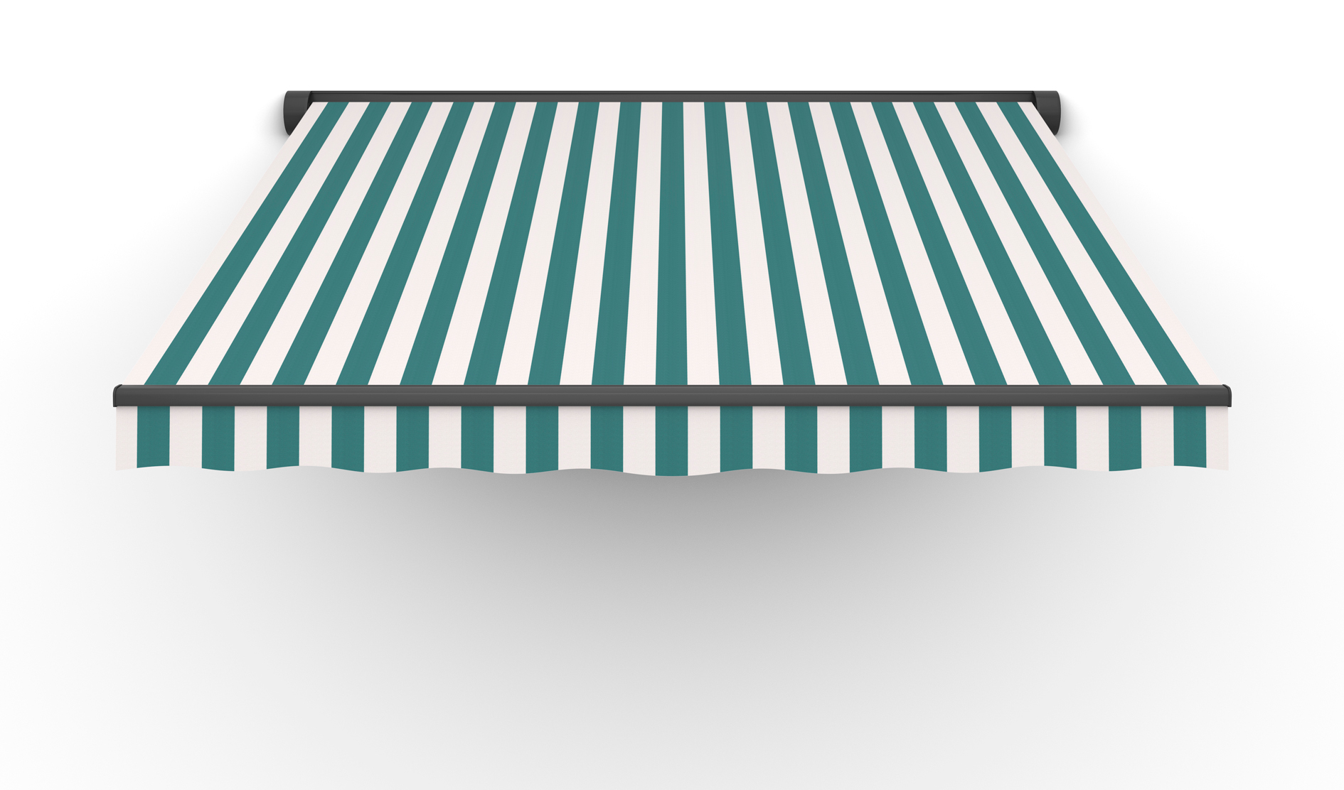 Docril - DR013 白色 + 翡翠綠 間條紋