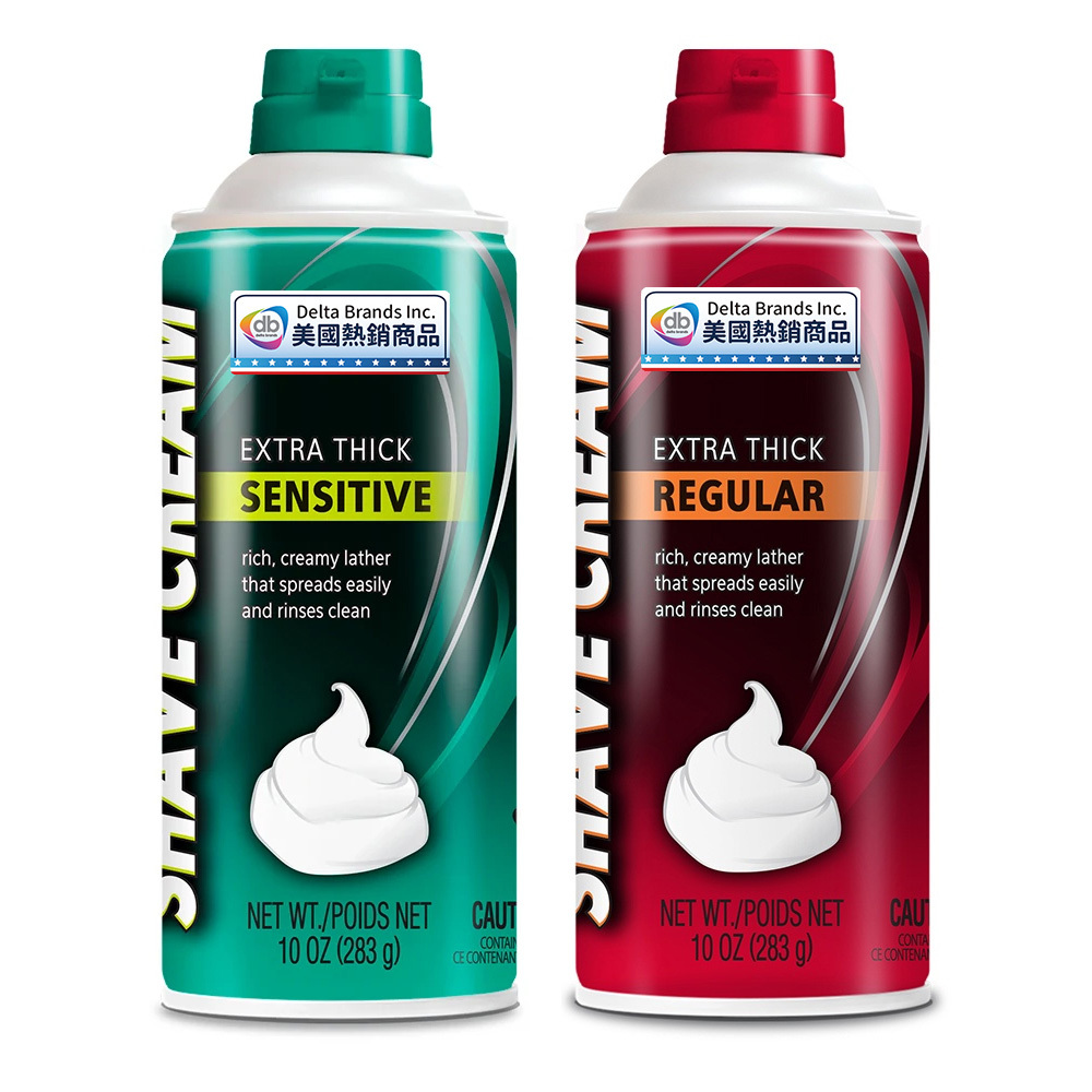 【Personal Care】刮鬍泡 10oz/283g(紅蓋原味、綠蓋乾敏肌膚)