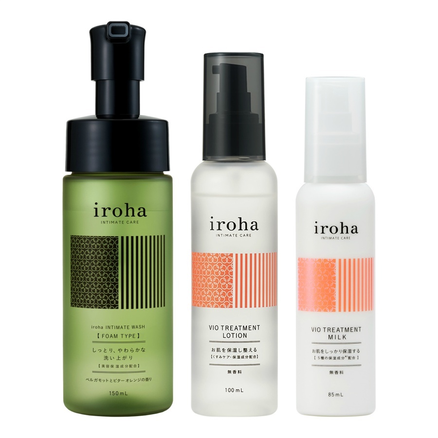 iroha私密保養三步驟套組