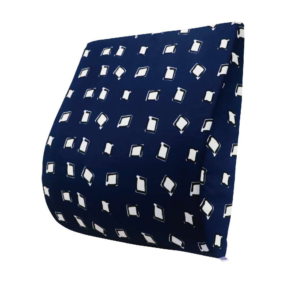 限量｜錠藍方塊｜舒腰枕