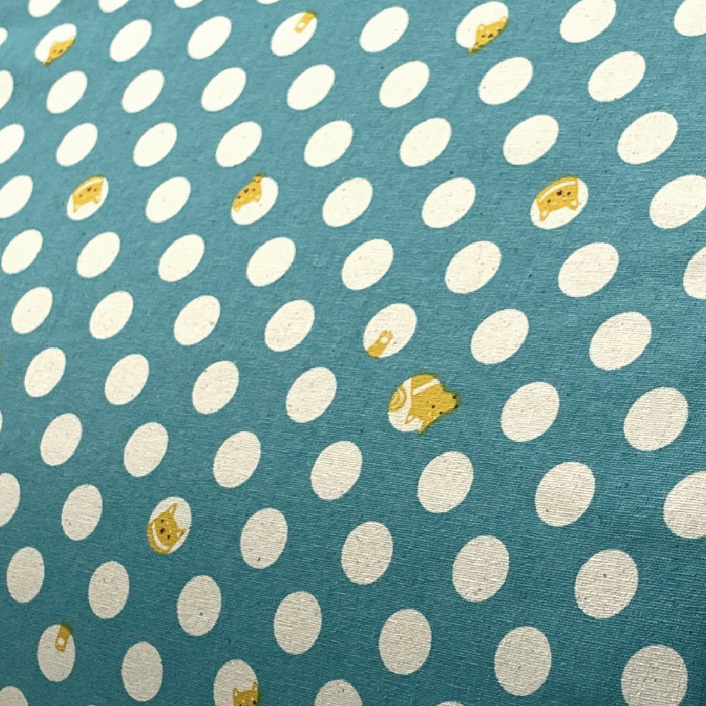 限量｜復古點點-藍綠｜舒腰枕