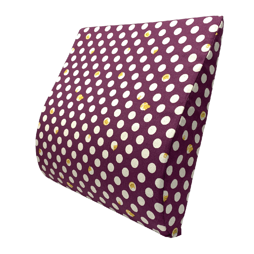 限量｜復古點點-酒紅｜舒腰枕