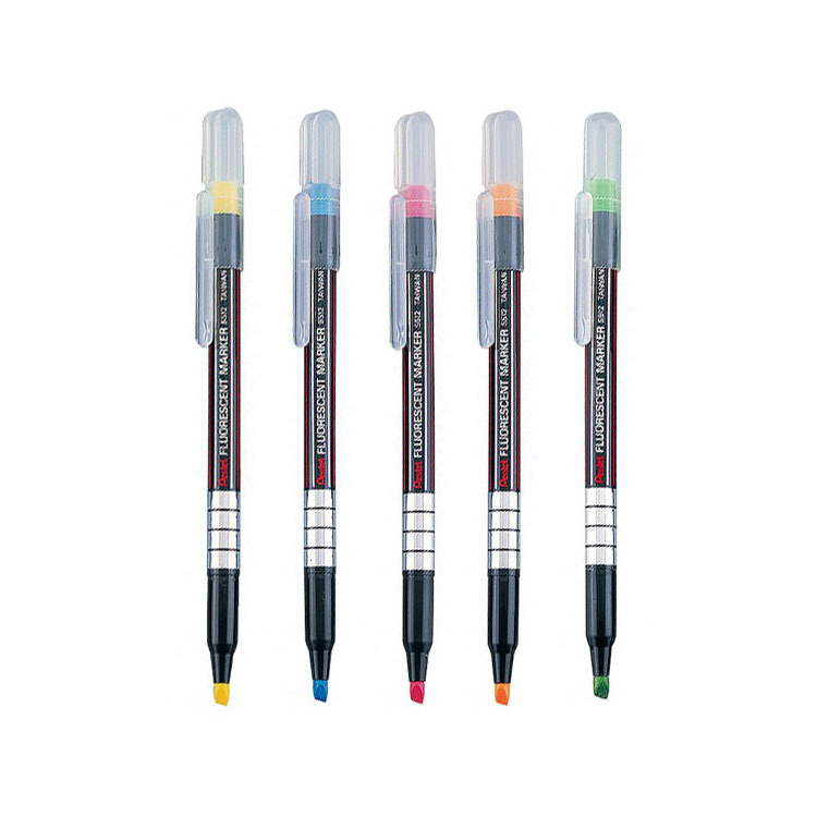 【Pentel】S512螢光筆/ S512-5五色套裝
