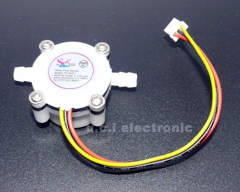 【UCI電子】(二H-3) 咖啡機流量計 水流量傳感器 接6mm軟管 淨水器霍爾傳感器 YF-S401