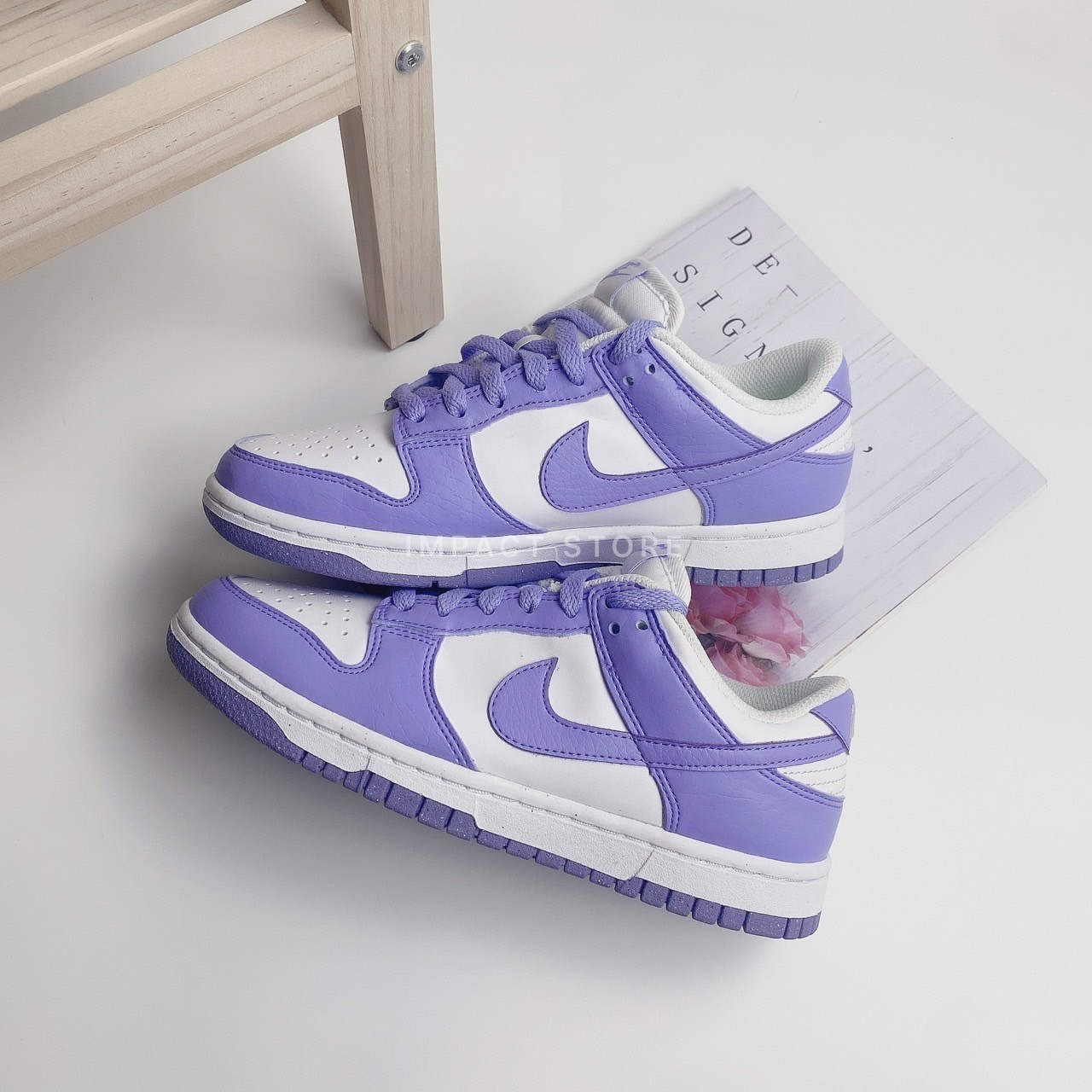 NIKE DUNK LOW NEXT NATURE LILAC 紫丁香紫羅蘭薰衣草環保材質DN1431