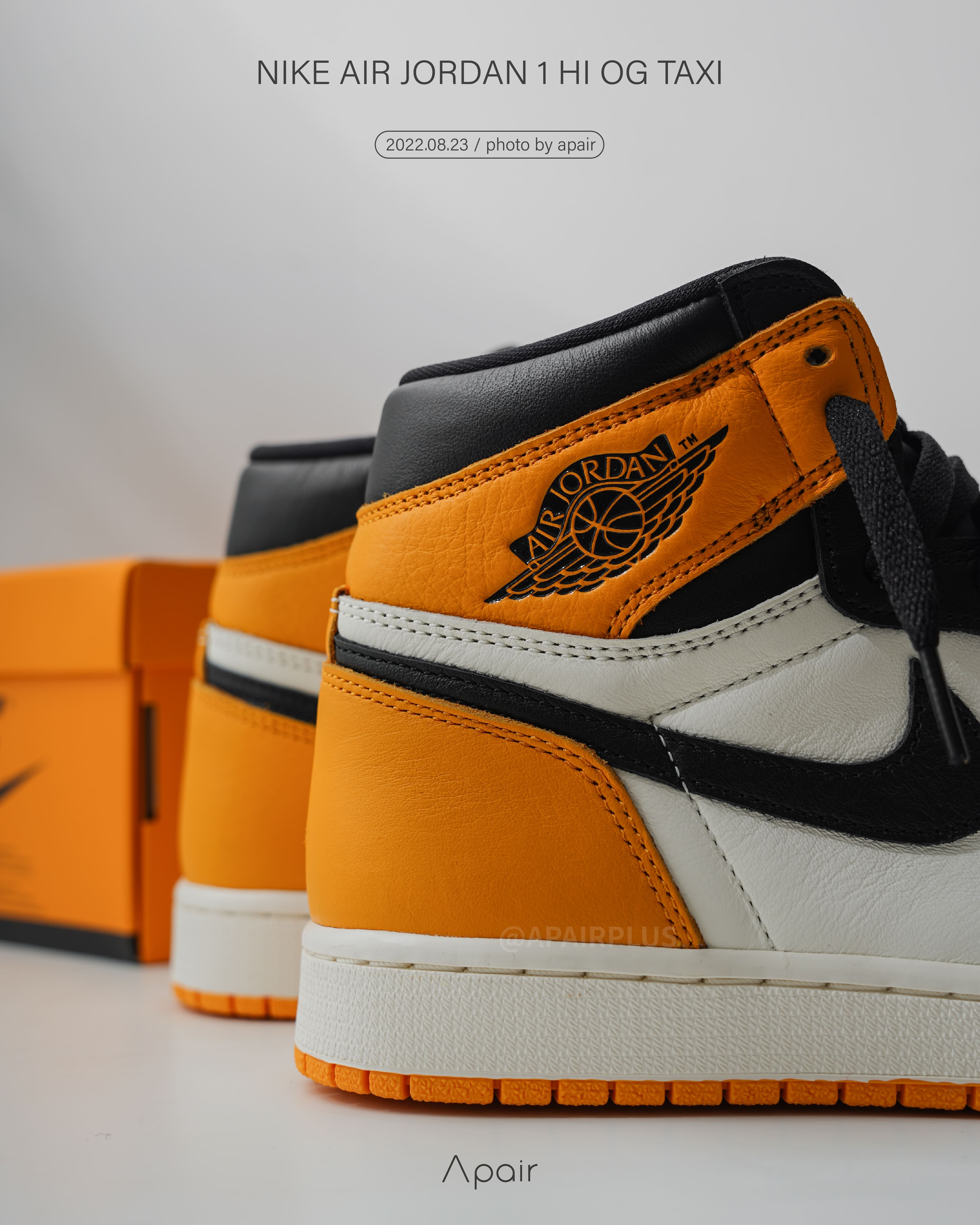 APAIR】預購AIR JORDAN 1 HI OG TAXI 555088-711 計程車