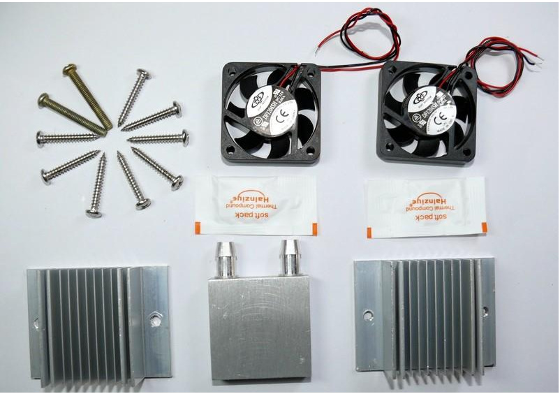 【UCI電子】(X-2) X151 12V半導體製冷片套裝 製冷片雙頭型冷風采集系統 水冷散熱小空調雙核心寵物空調