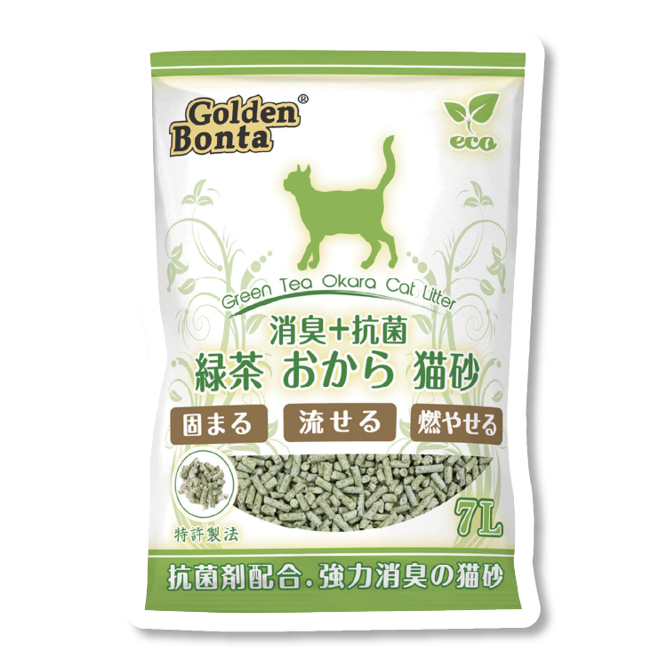 Golden Bonta丨綠茶豆腐砂 7L (GOBW-12)