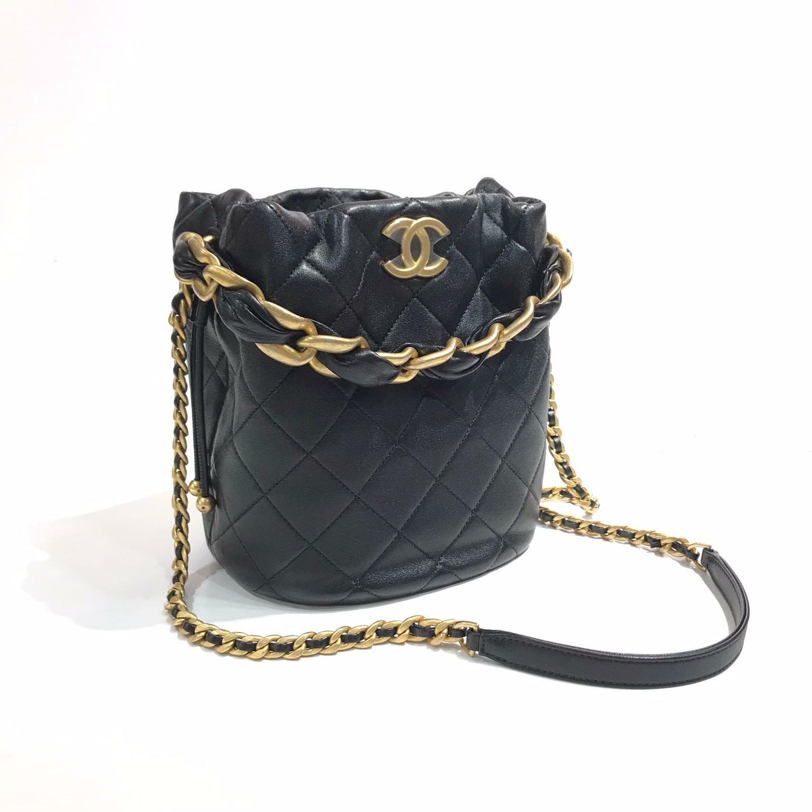 Chanel Drawstring Bucket Bag AS2425