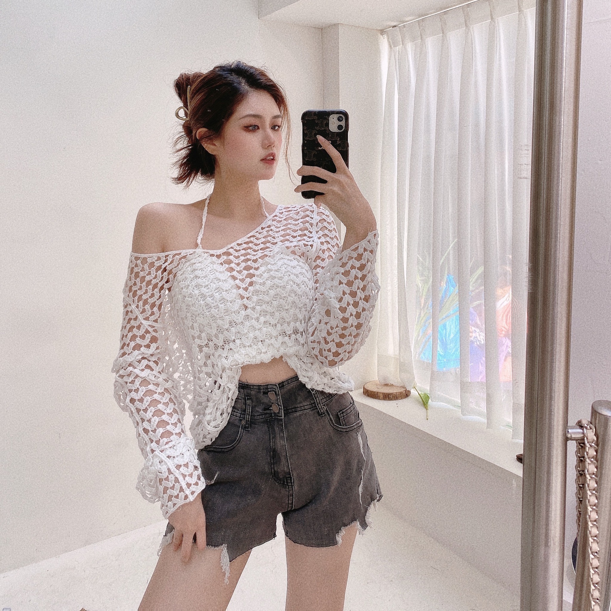 波西米亞簍空比基尼SET組/二色【C02282301】