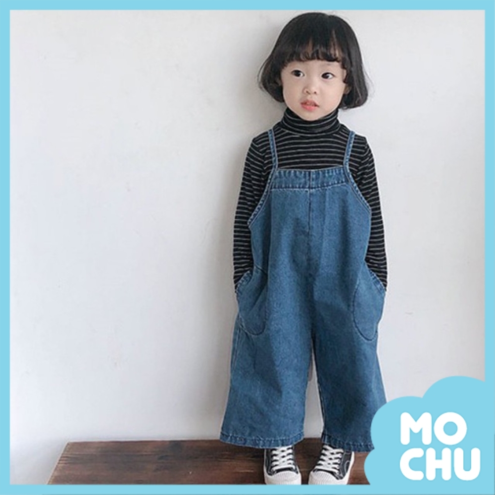 兩面穿牛仔背帶褲