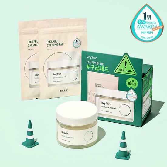 BE PLAIN CICA Calming Pad [60PCS] [Olive Young Planning Set]