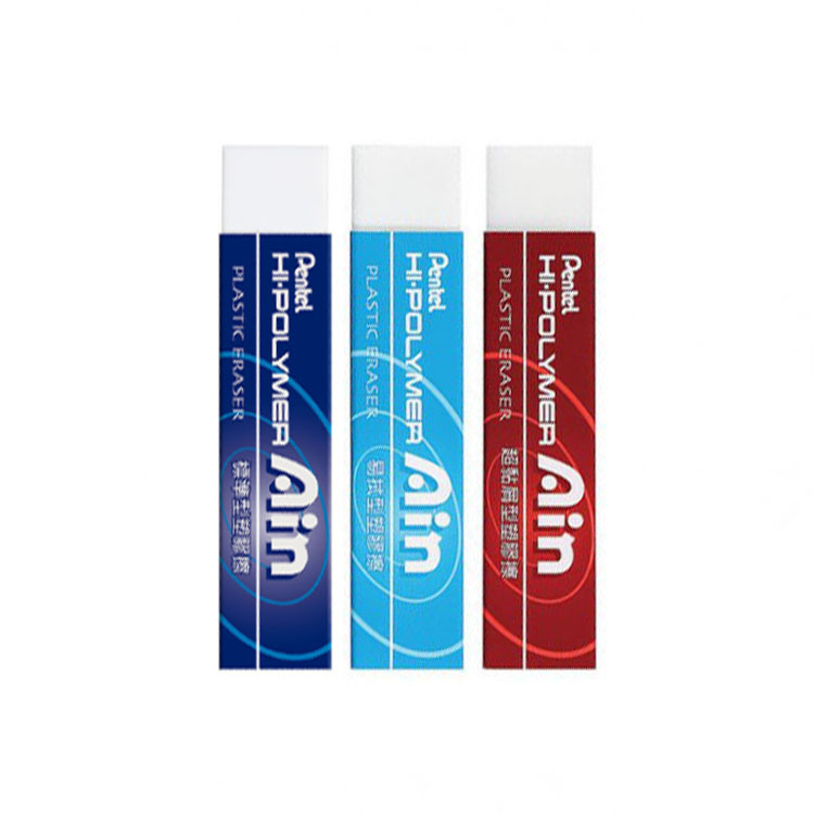 【Pentel】長條形橡皮擦 (標準型/黏屑型/易拭型)