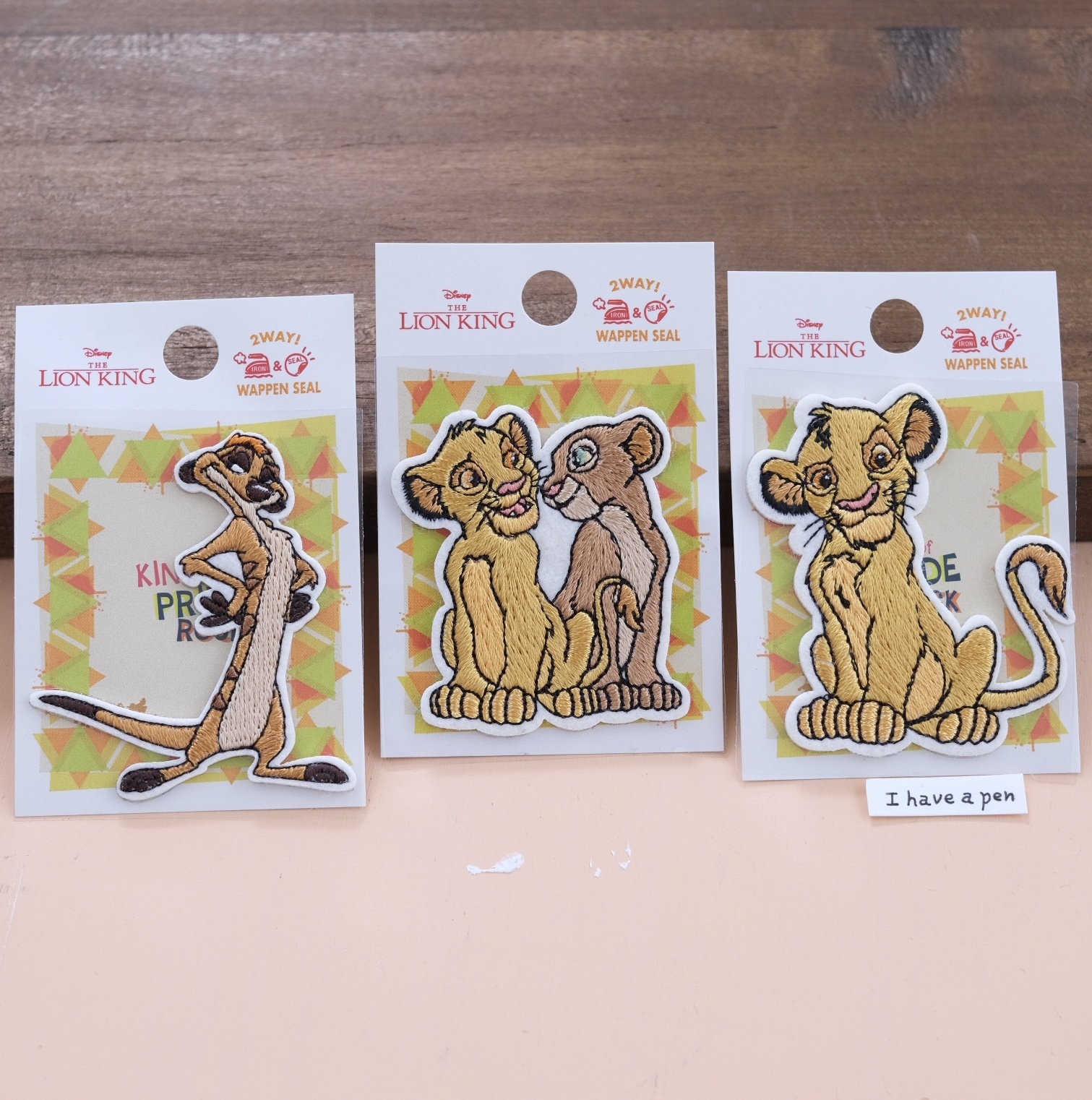 Disney 獅子王 刺繡燙貼 THE LION KING