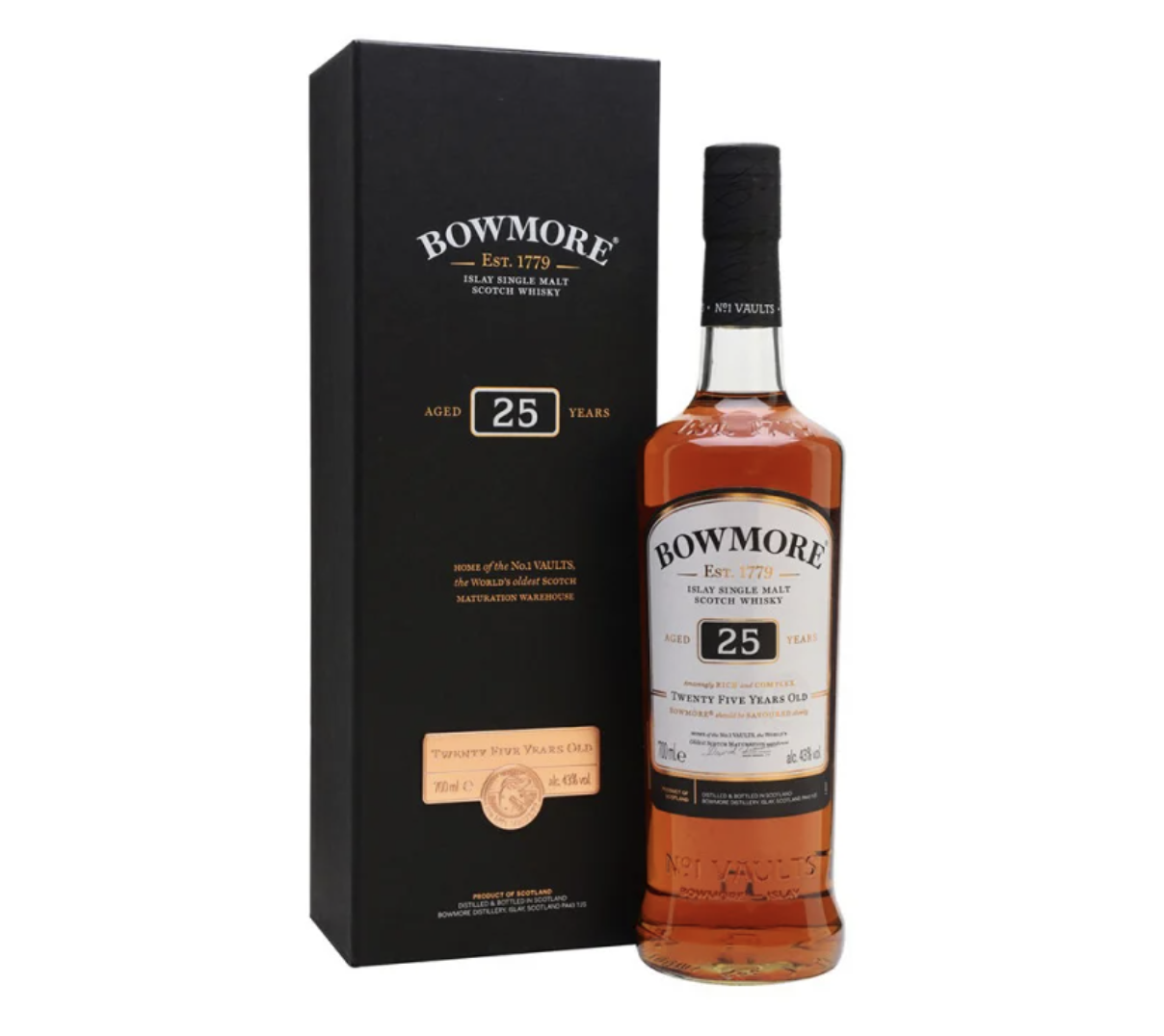 Bowmore Small Batch 25 Year Old Single Malt Scotch Whisky