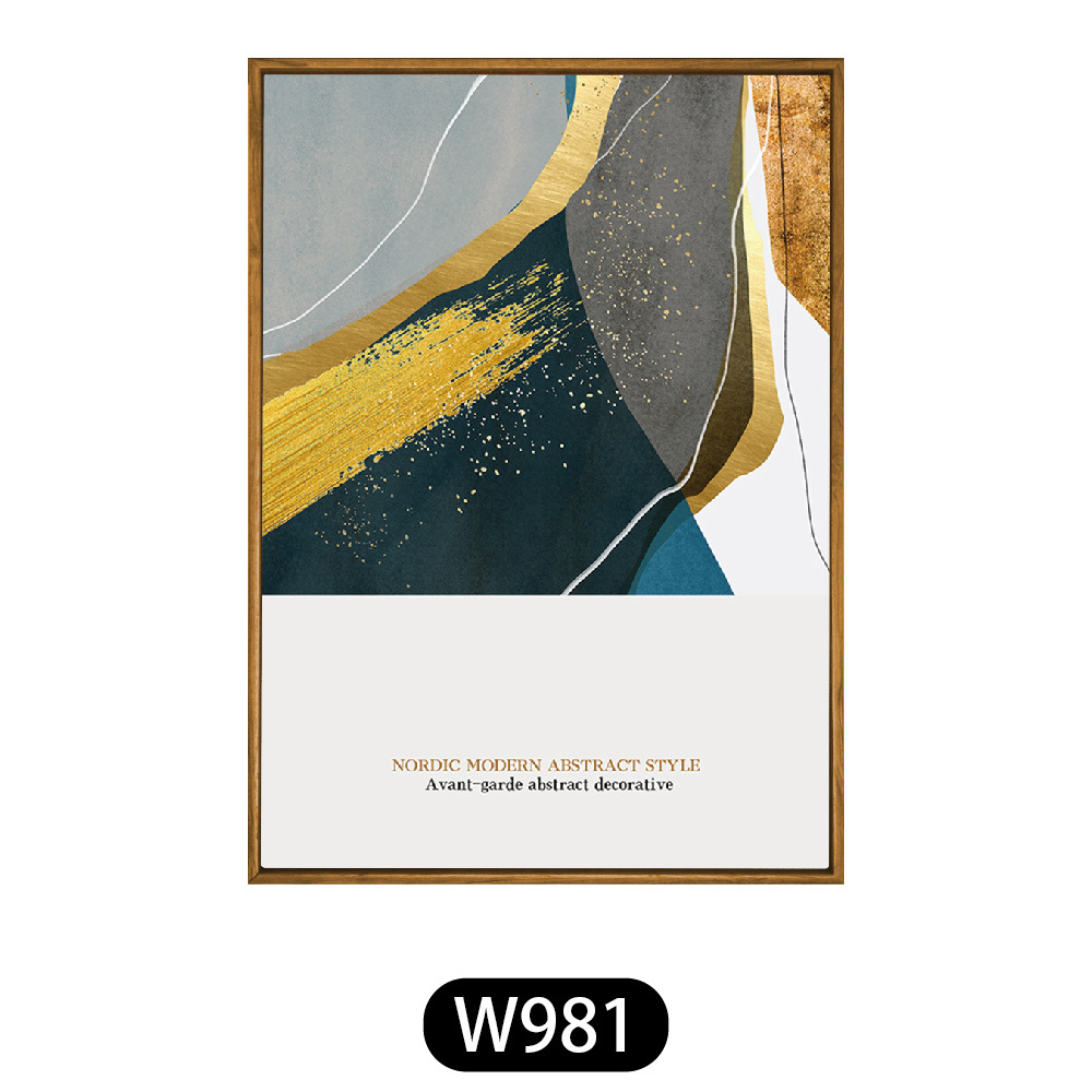 北歐生活版畫有框畫50x70-北歐柏金W981