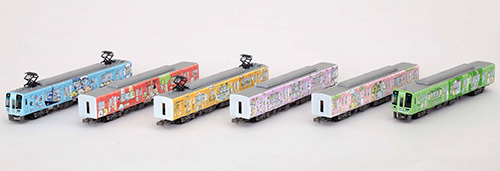 Tomytec 316596 N scale Nankai Electric Railway 1000 series tram, set of 6