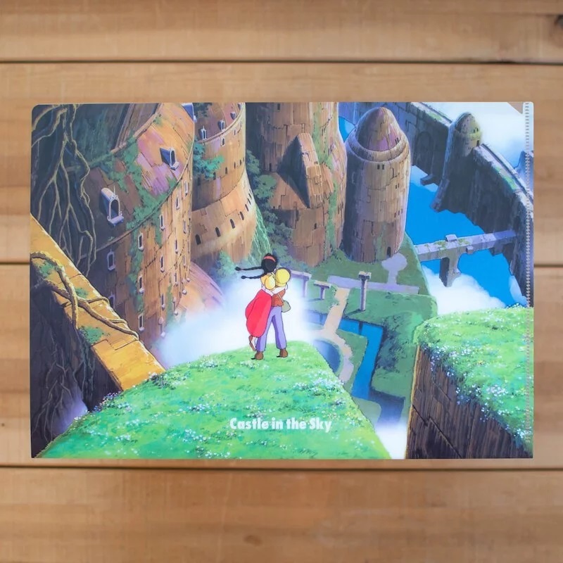 A4透明文件夾 天空之城 空中庭園