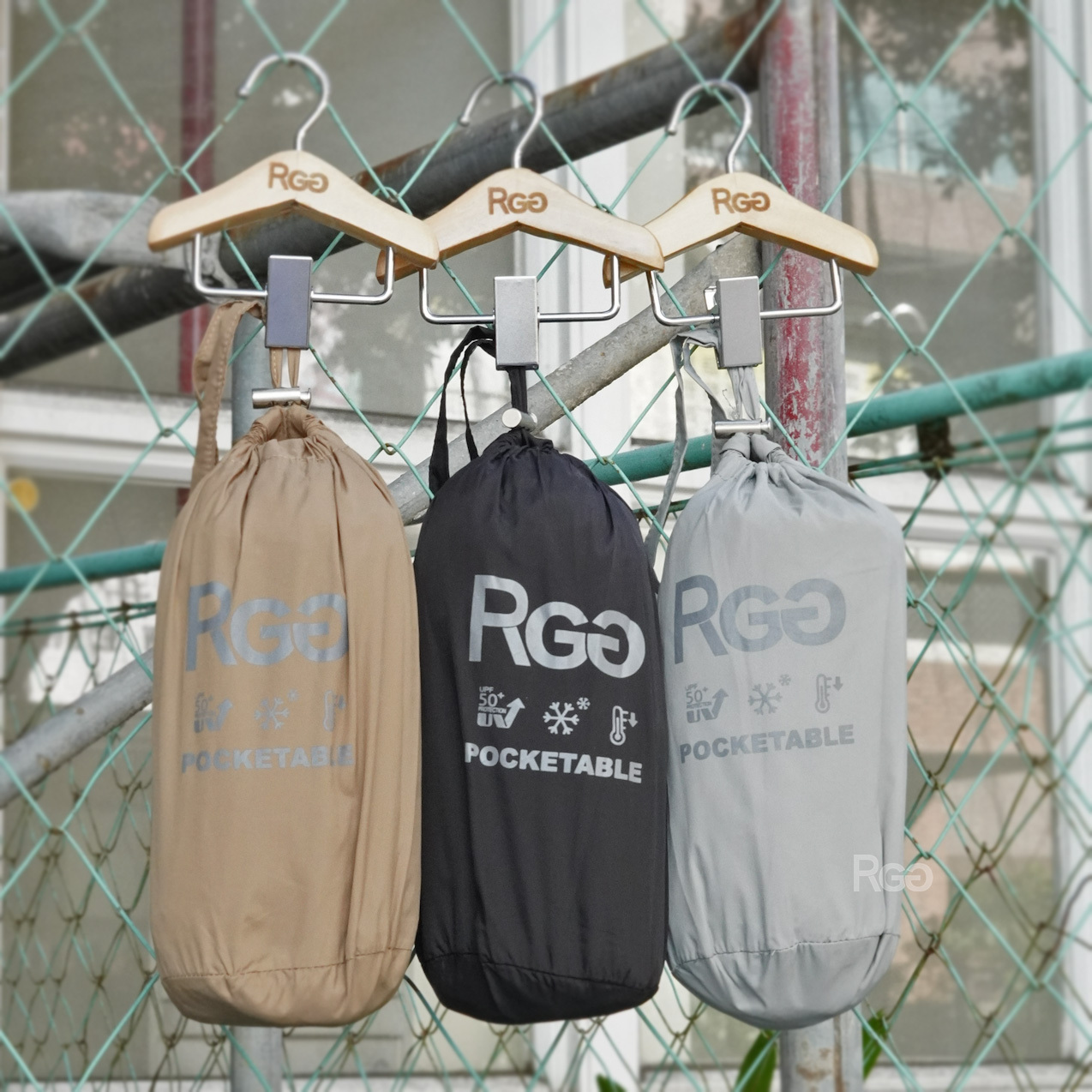 訂製款 UPF50+ 防曬防風輕薄收納外套