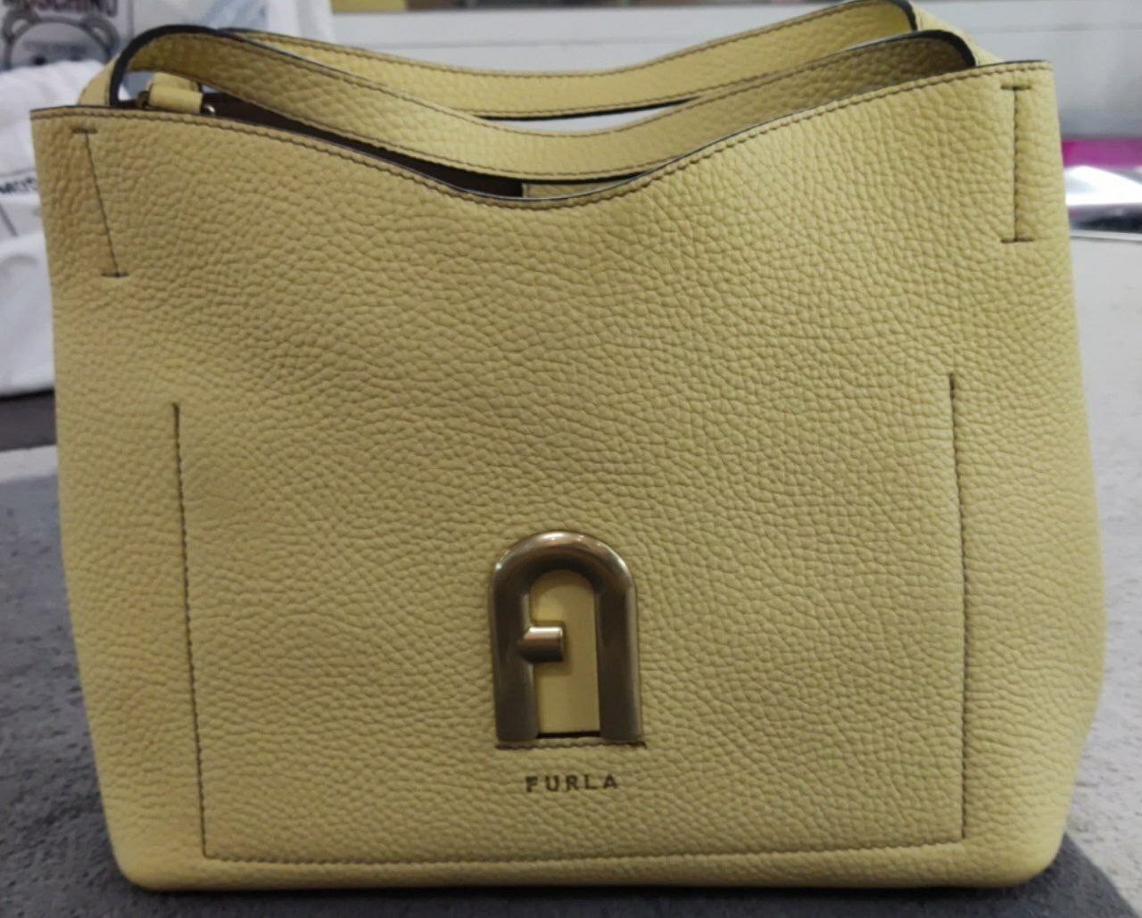 [S] FURLA ATENA CROSSBODY BAG,YELLOW, SF78 (SF78)