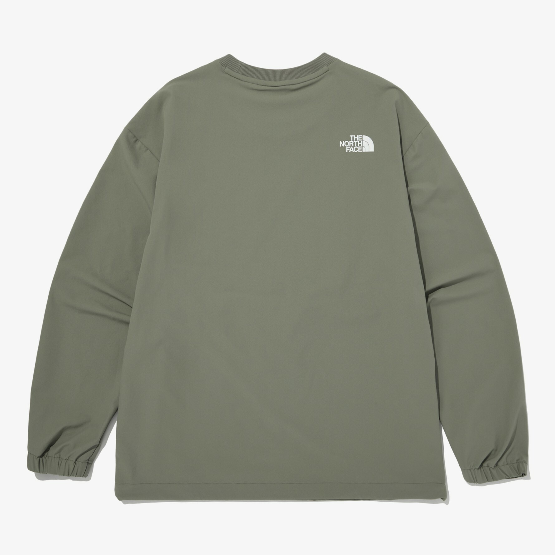 THE NORTH FACE NSE WOVEN MTM 尼龍 透氣 大學T 衛衣 長袖 橄欖綠 NM5MN70B