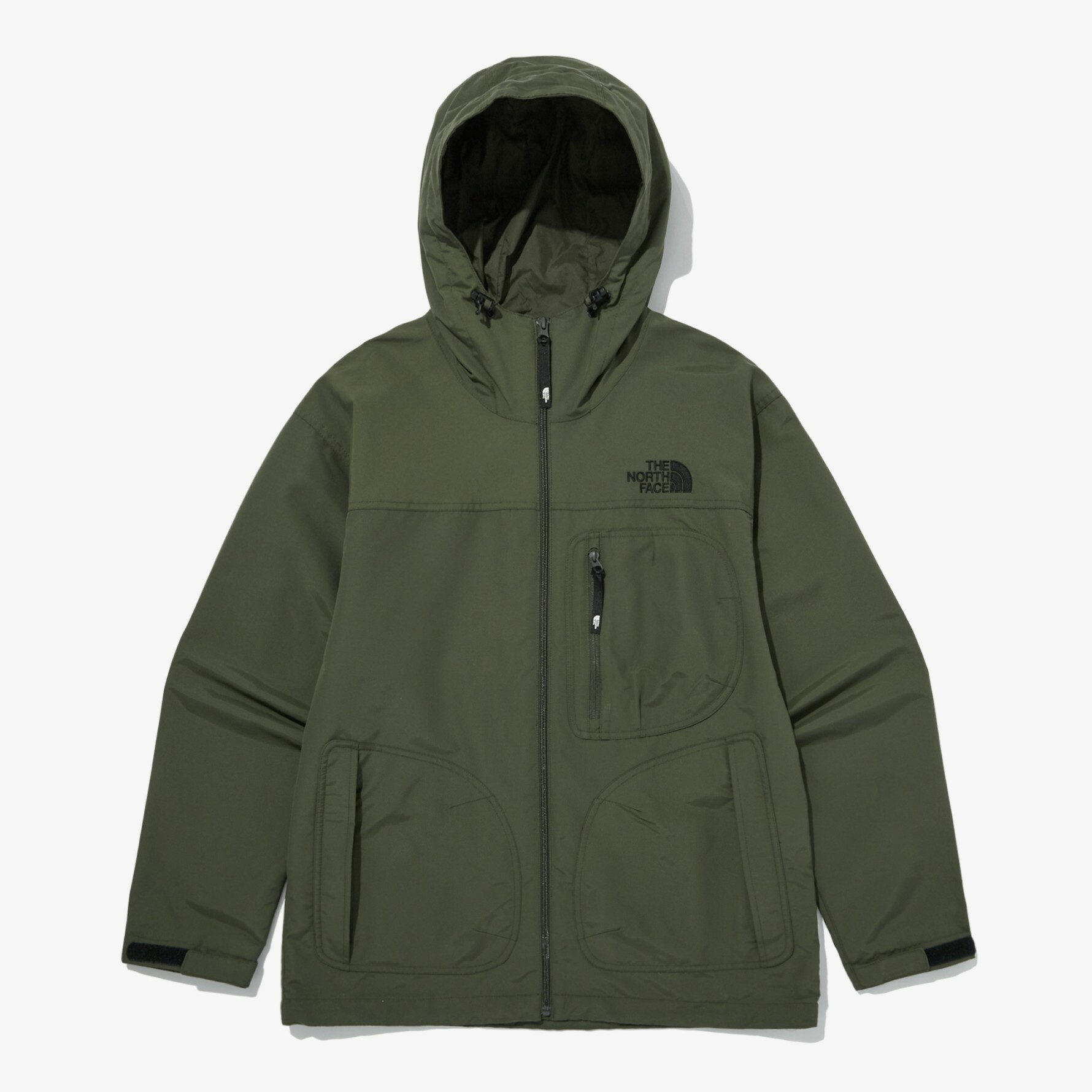 THE NORTH FACE UNI OUT POCKET 防風 連帽外套 軍綠 NJ3BN58C