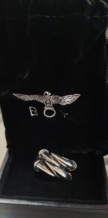 [S] BOYLONDON RING,SILVER, B81RN1002U0200 (SBB36)