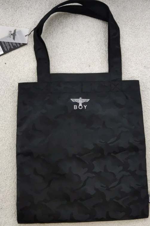 [S] BOYLONDON TOTE BAG,BLACK, B93SB1001U0039 (SBB37)