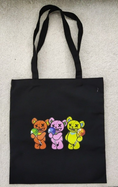 [S] DYSFUNCT TOTE BAG,BLACK, SDY34 [FINAL SALE] (SDY34)