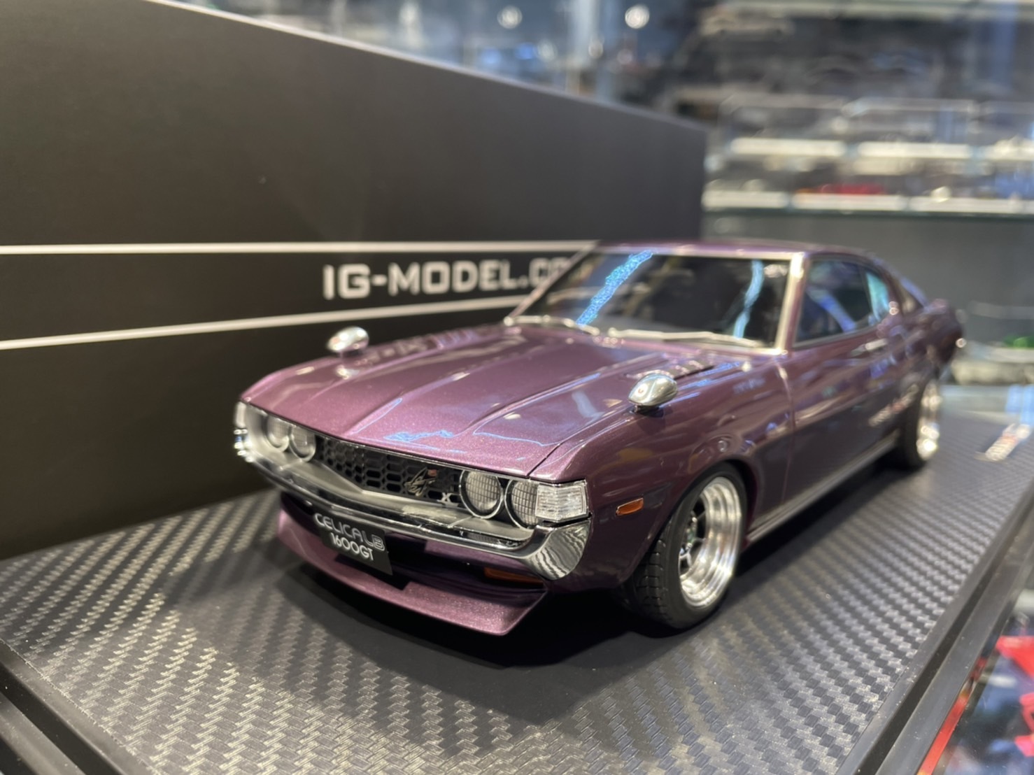 Ignition IG2601 Toyota Celica 1600GT LB Purple 1/18