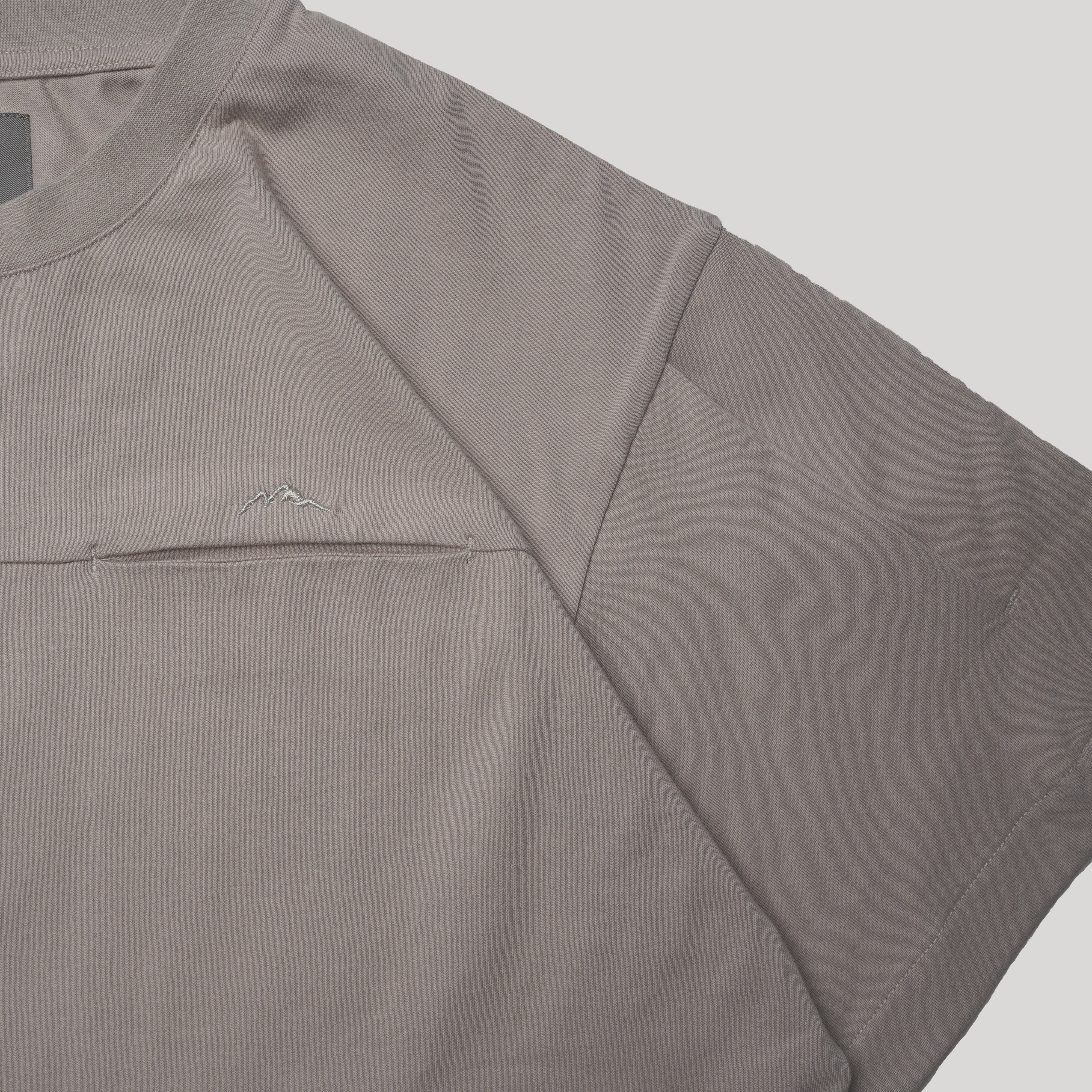 P.B.P - Multi-Pockets Tee - Gray Khaki