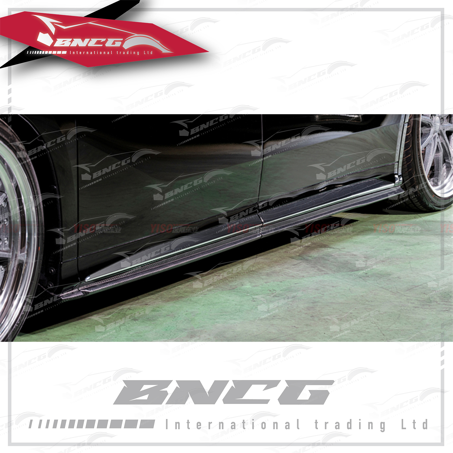 凌志 Lexus LM 改裝 碳纖維 外觀件 空力套件 Aimgain款 側裙 側定風翼