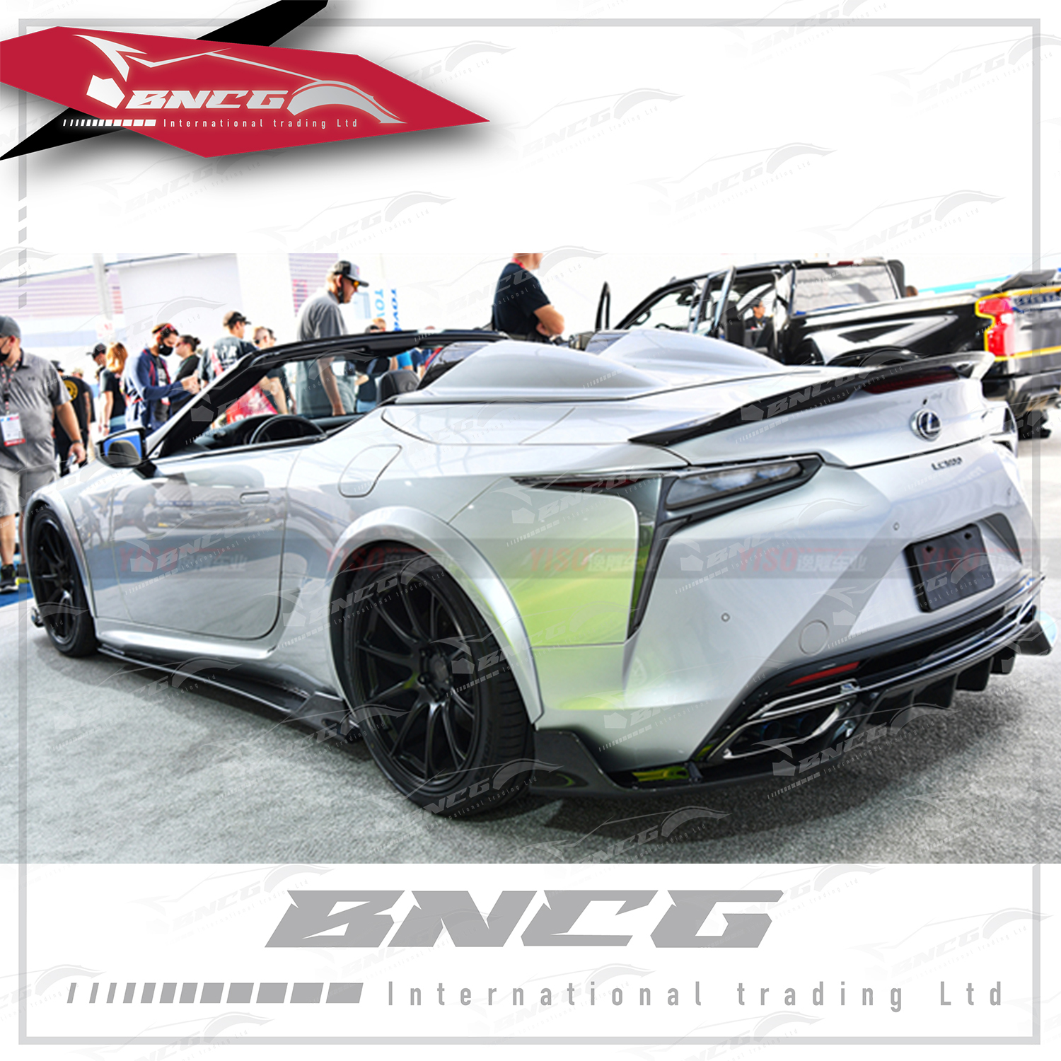 凌志 Lexus LC 改裝 碳纖維 外觀件 空力套件 ARtisan款 後下巴 後導流