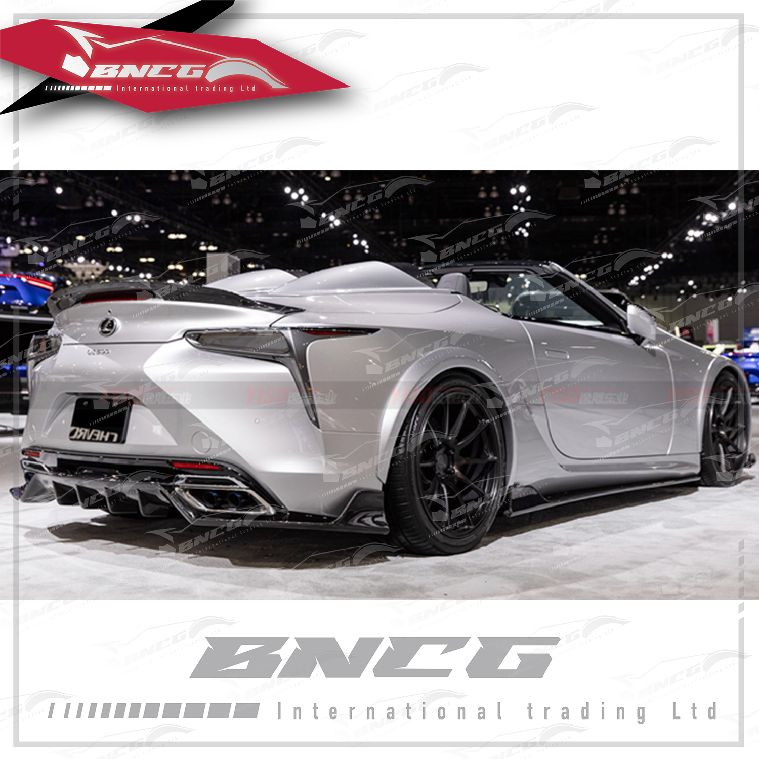 凌志 Lexus LC 改裝 碳纖維 外觀件 空力套件 ARtisan款 後下巴 後導流