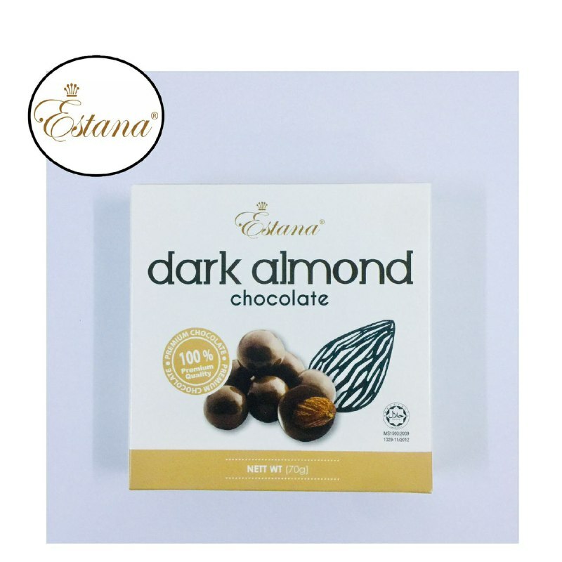 Estana Dark Almond Panned 70g