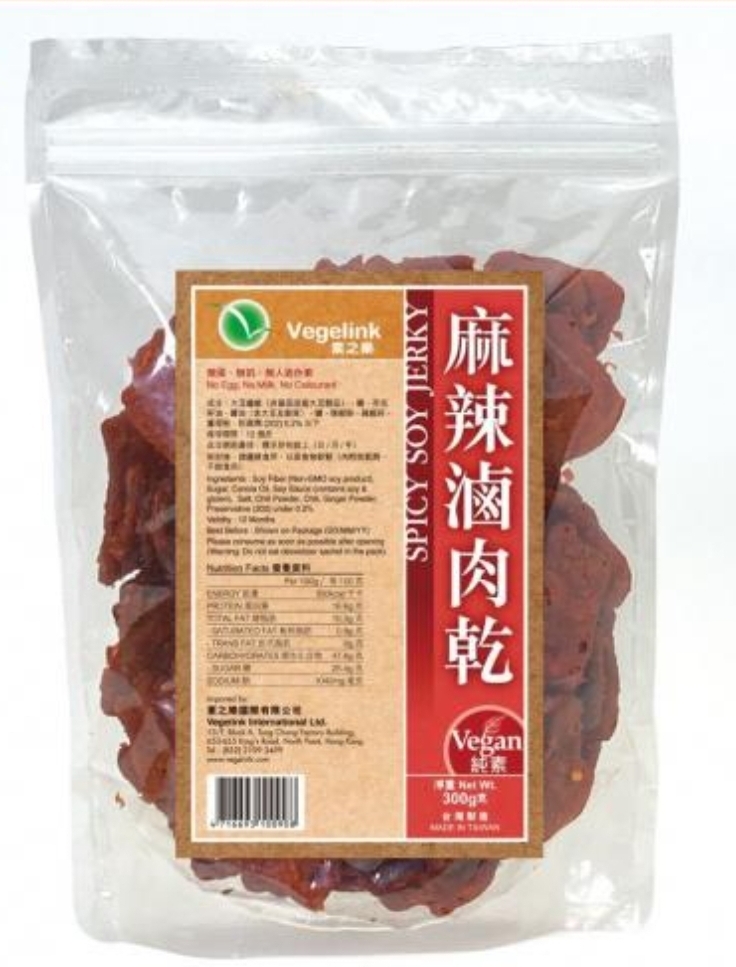 素之樂 - 麻辣滷肉乾 (300g)