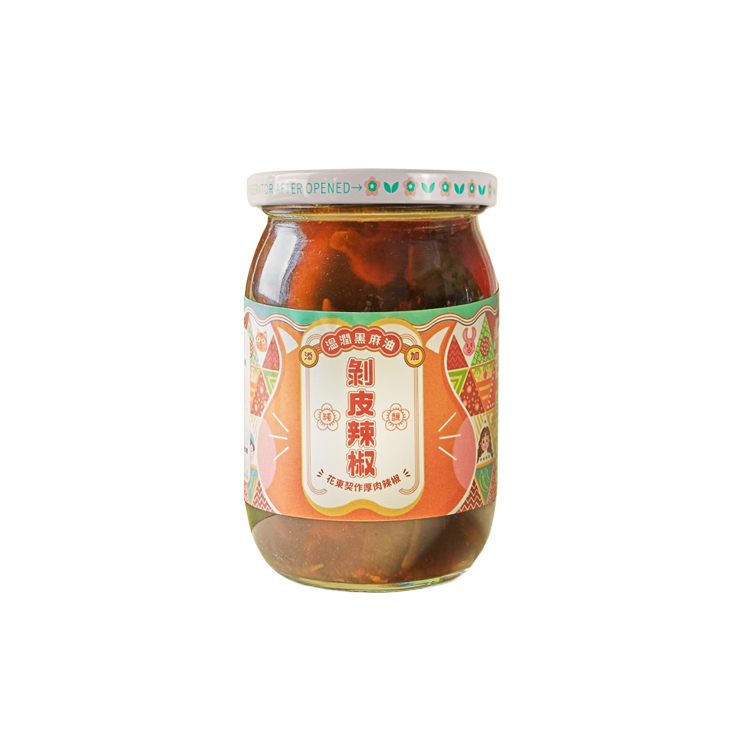 真果食純釀剝皮辣椒－黑麻油溫潤版