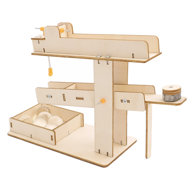 STEM軌道滾珠蹺蹺板DIY材料包 R-46