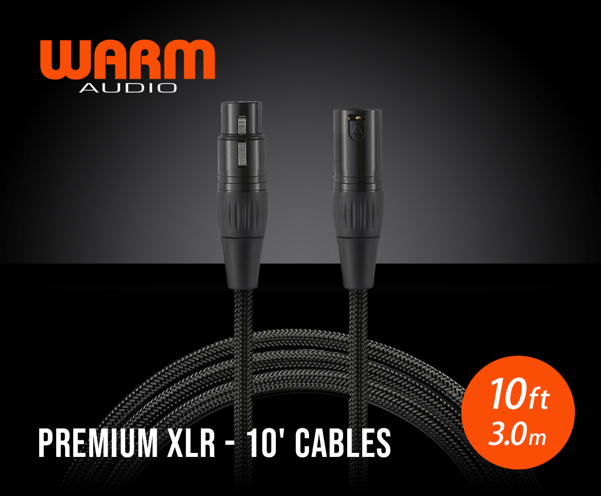 Warm Audio Premium XLR - 10' Cables