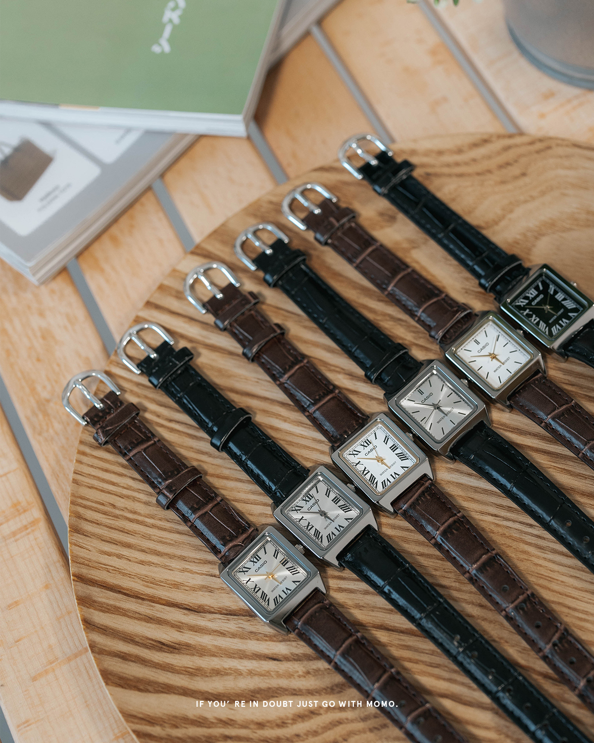 Casio 小框手錶 (羅馬數字款) / (線條款)