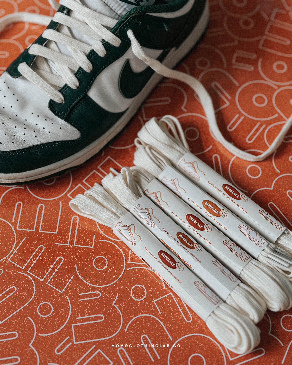 Vintage Style shoelaces 復古奶油色鞋帶