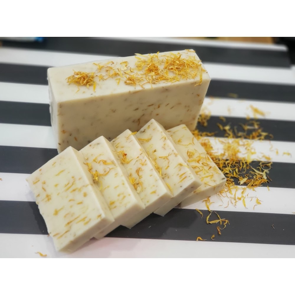 滋潤金盞花牛奶手工皂