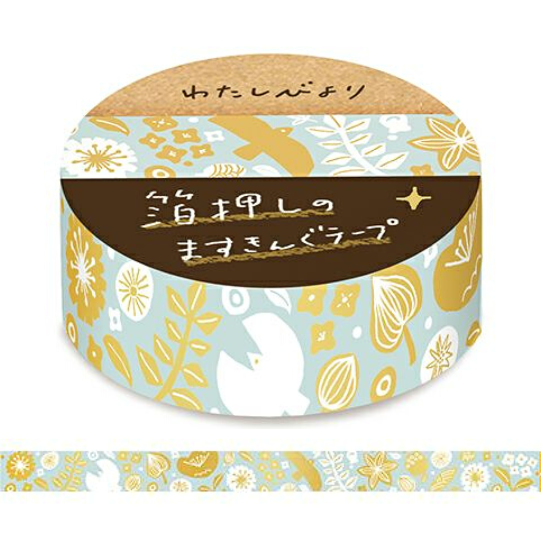 Furukawashiko Washi Tape with Hot Stamping－From Me Series (Japanese Stationery Brand)