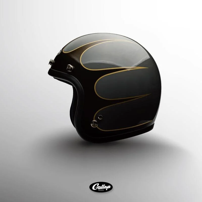 任我行騎士部品 GALLOP 彩繪 1932 GRAY 灰色 3/4罩 復古帽 雙D扣