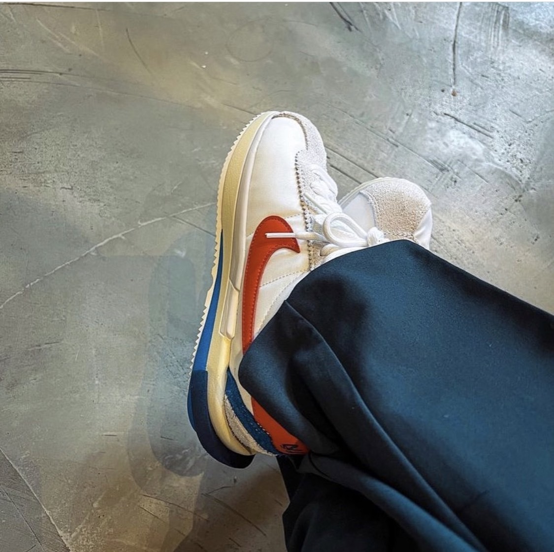 <歷史新低> Sacai x Nike Cortez 4.0 OG 阿甘 經典紅藍 (DQ0581100)