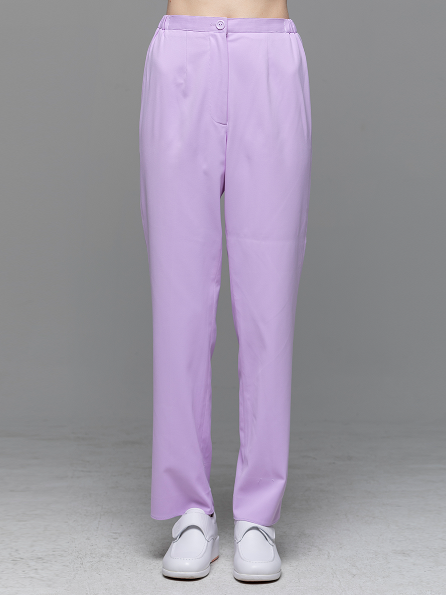 【 A900N-C0 】女拉鍊長褲-A科技布-丁香紫