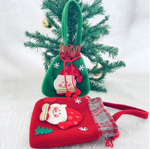 聖誕節布藝手提袋555-6 555-6