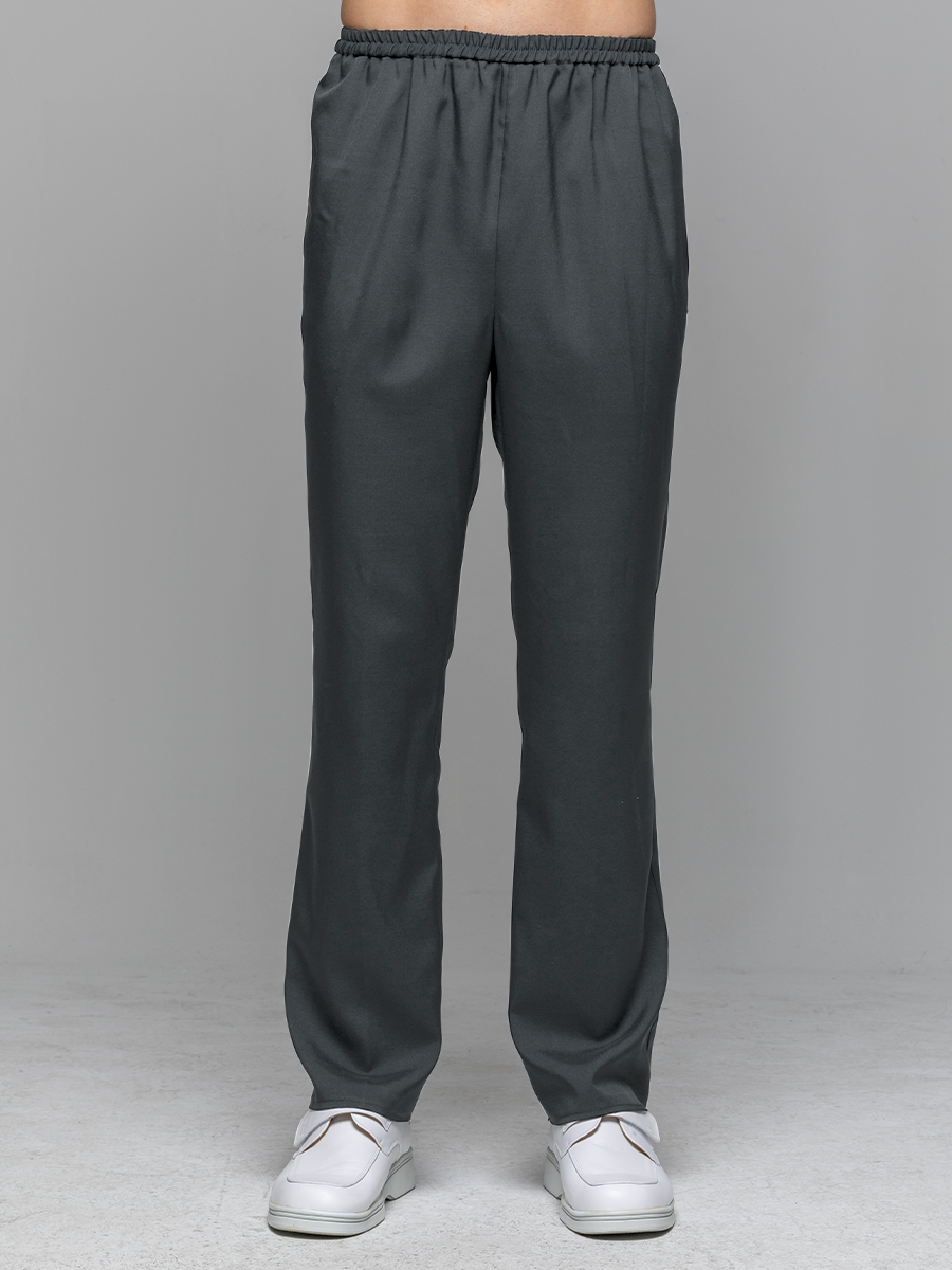 【 AS9081-W7 】男鬆緊長褲-ASV薄彈布-暗岩灰