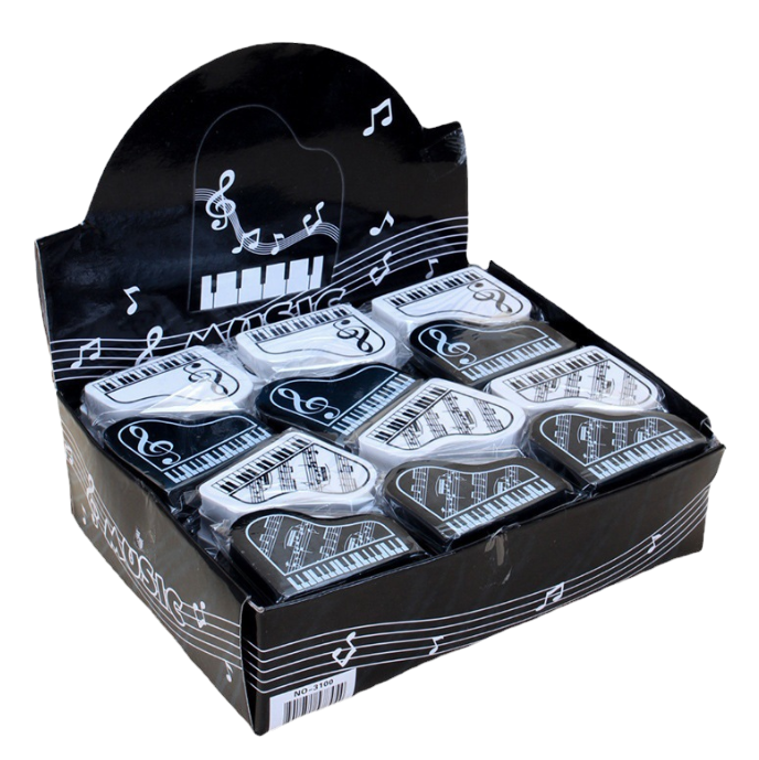 音樂鋼琴音符橡皮擦 3011